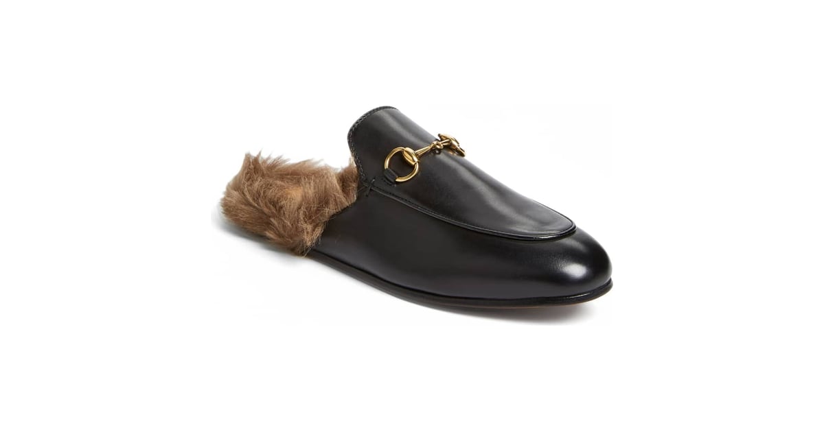 Princetown genuine hotsell shearling loafer mule