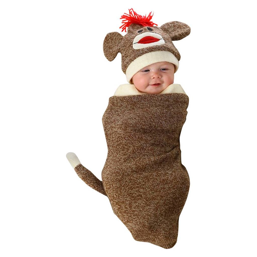 Infant Marv the Monkey Bunting Costume Brown (30) Kids' Halloween
