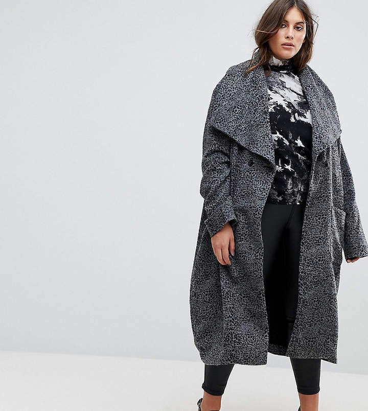 Amal Clooney Blue Leopard Coat | POPSUGAR Fashion