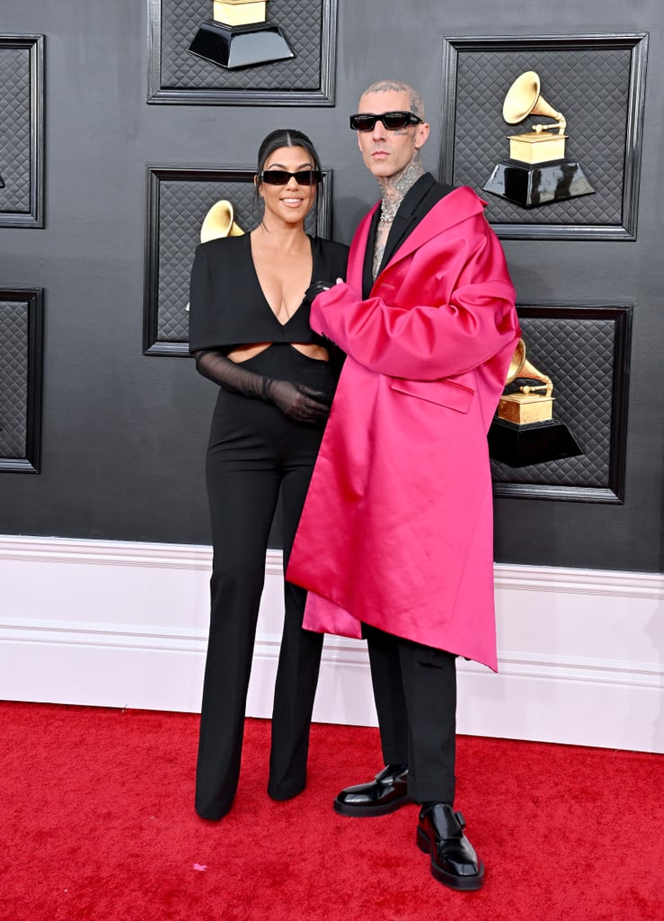 Kourtney Kardashian and Travis Barker at the Grammys