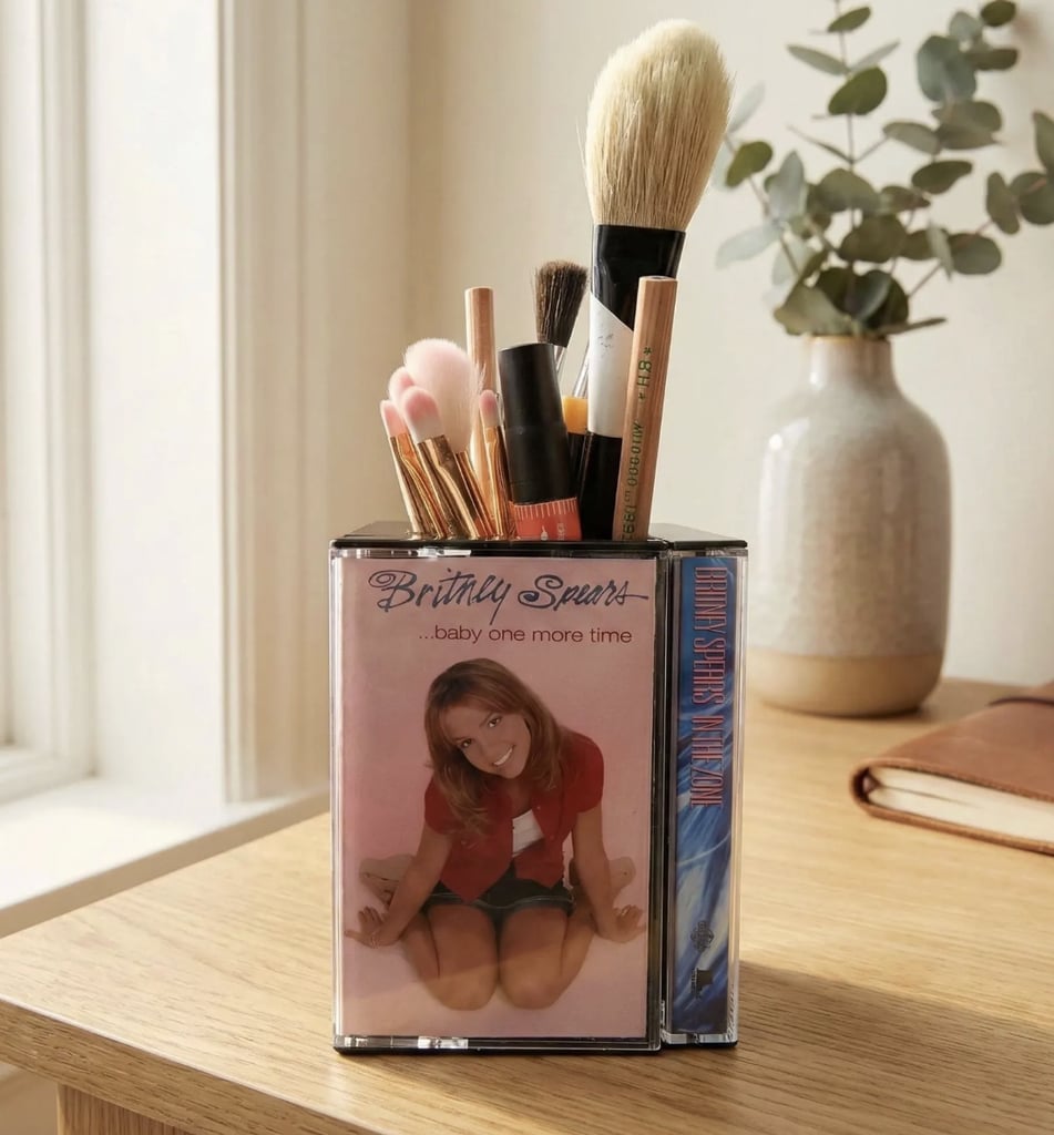 STGrecords Vintage Britney Spears Cassette Tape Desk Organizer