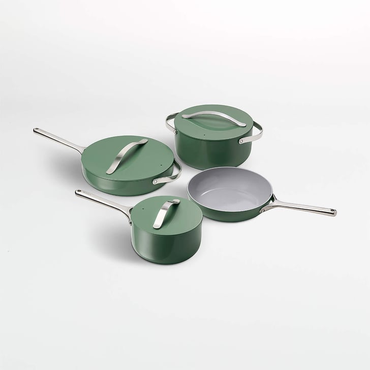 Caraway Home 7Piece NonStick Ceramic Cookware Set in Sage Caraway