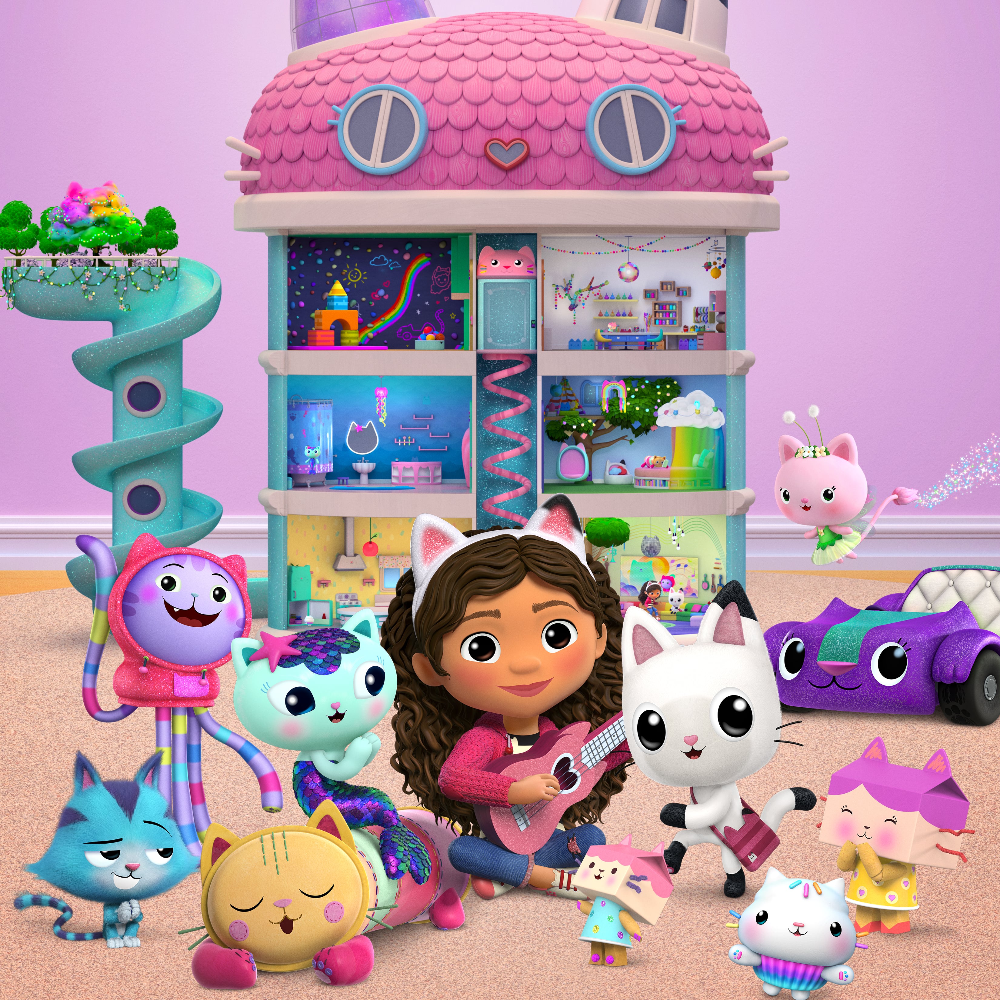 See the Trailer For Netflix's New Series, Gabby's Dollhouse, dollhouse gabby  