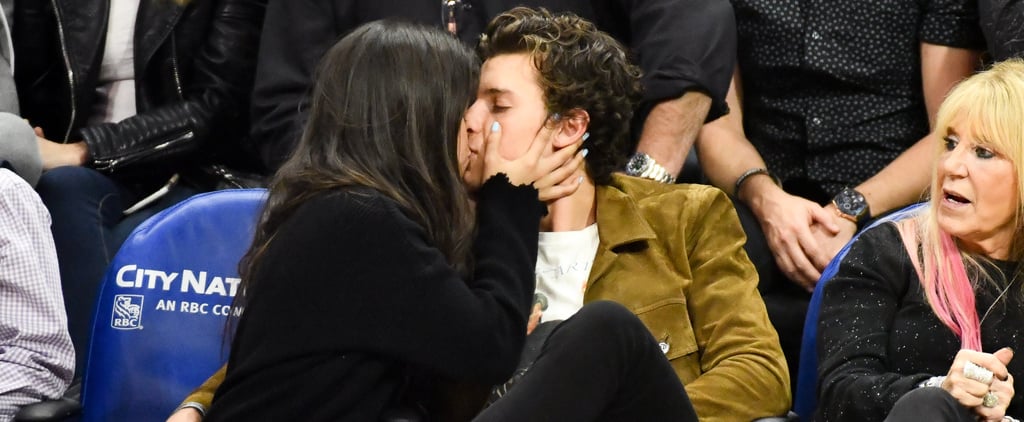 Camila Cabello and Shawn Mendes Kissing at LA Clippers Game