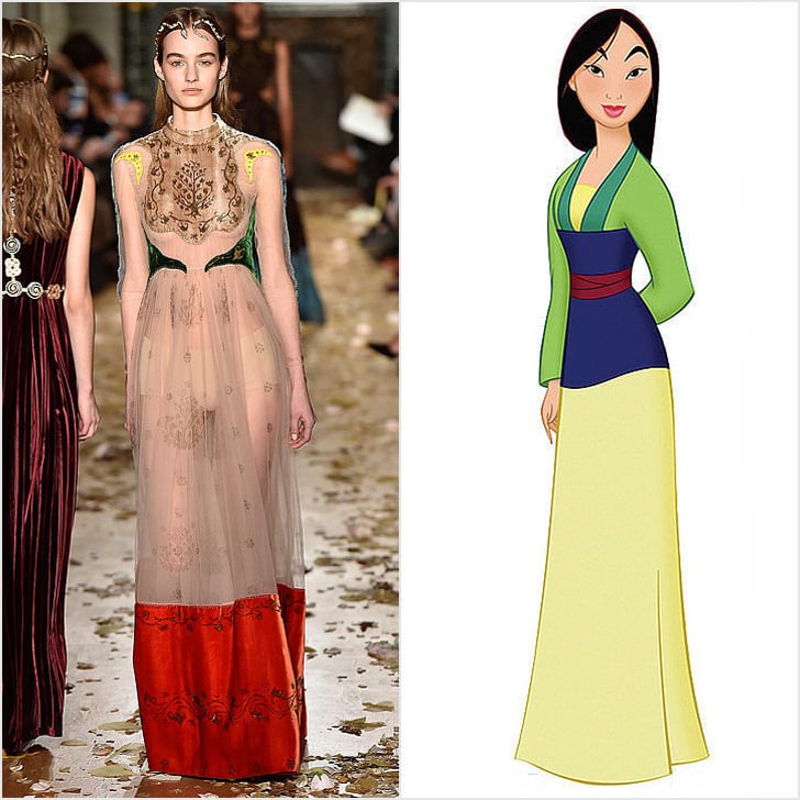 Mulan Wearing Valentino Couture