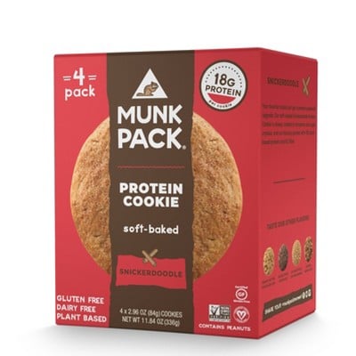 Munk Pack Protein Cookie Snickerdoodle Flavor