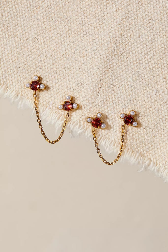 A Set of Earrings For Double Piercings