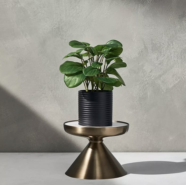 Hilton Carter for Target Iron and Marble Plant Stand Gold