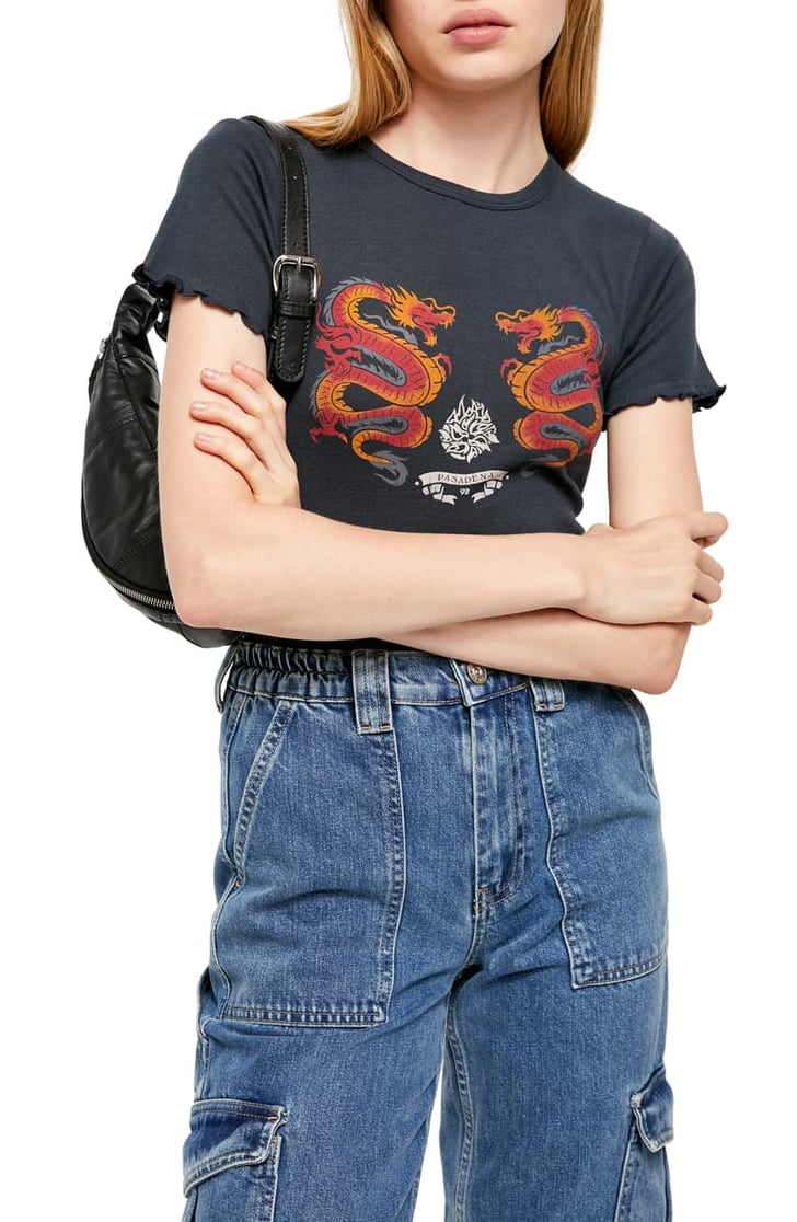 Mulan: BDG Urban Outfitters Dragon Graphic Tee | Fashionable Disney