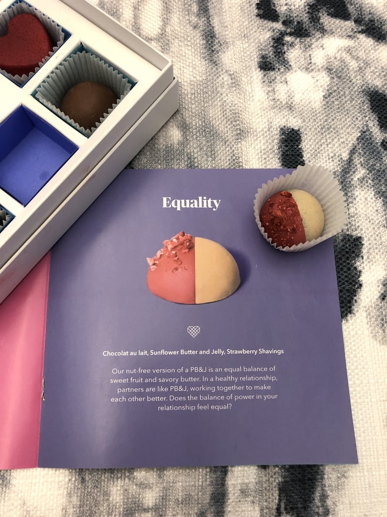 Equality Is Equal Parts Sweet and Savory, Blending Sunflower Butter and Jelly in a Chocolate Shell