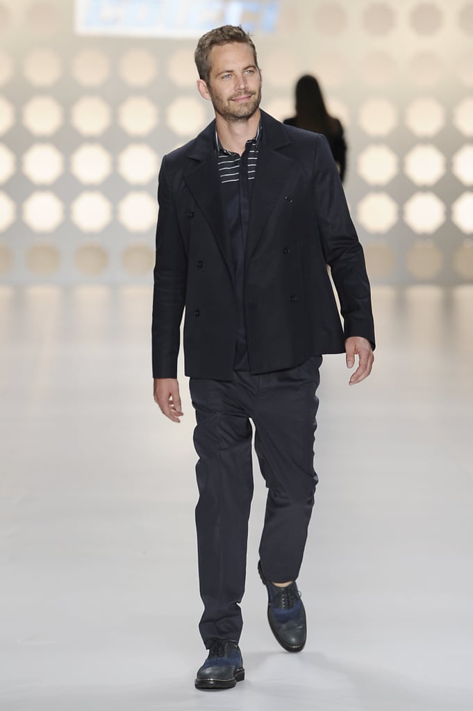He walked the runway for Colcci during São Paulo Fashion Week in Brazil in March 2013.