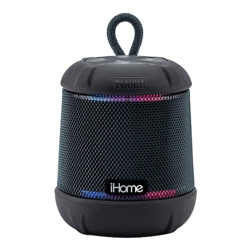 iHome Weather Tough Bluetooth Rechargeable Colour Changing Speaker