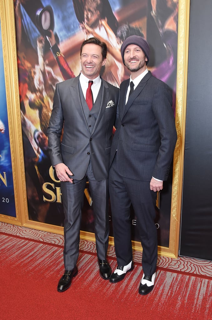 Pictured: Hugh Jackman and director Michael Gracey