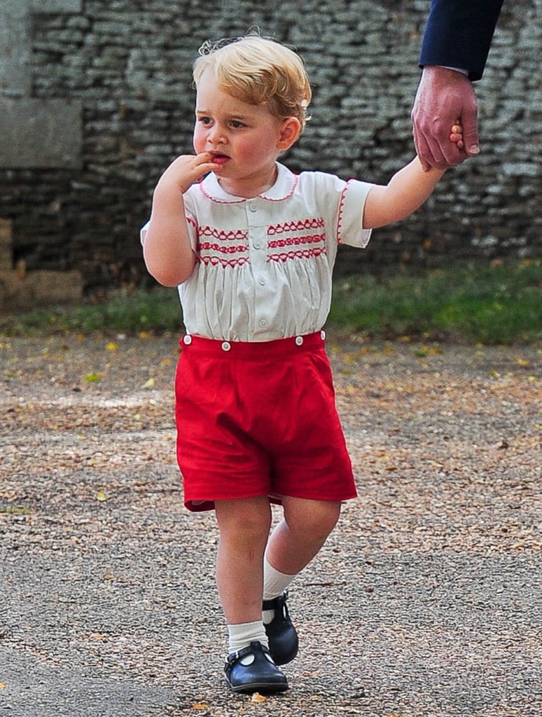 Prince George at Princess Charlotte's Christening | Pictures