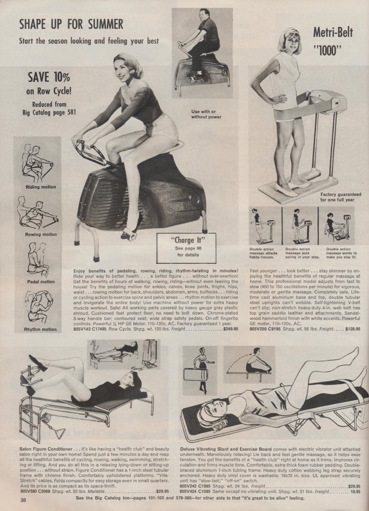 Use These Funky Workout Machines To Get In Shape For Summer Vintage Bikini Ads Popsugar