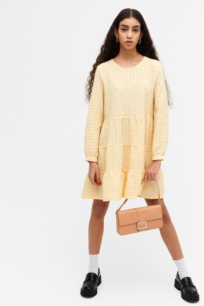 Monki Seersucker Baby Doll Dress