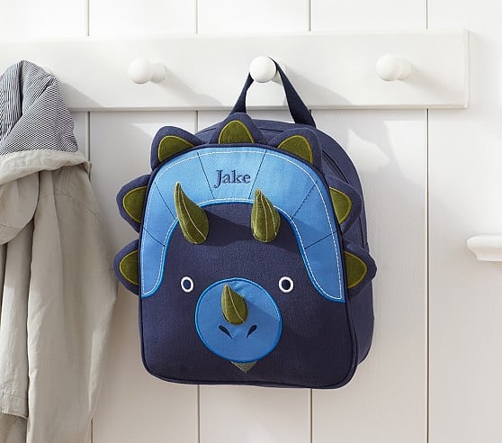 blue dinosaur backpack