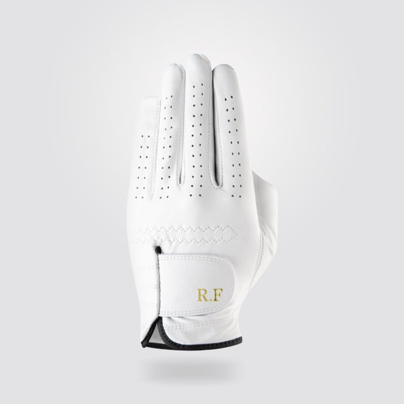 For Golfers: White Premium Personalized Cabretta Leather Golf Glove