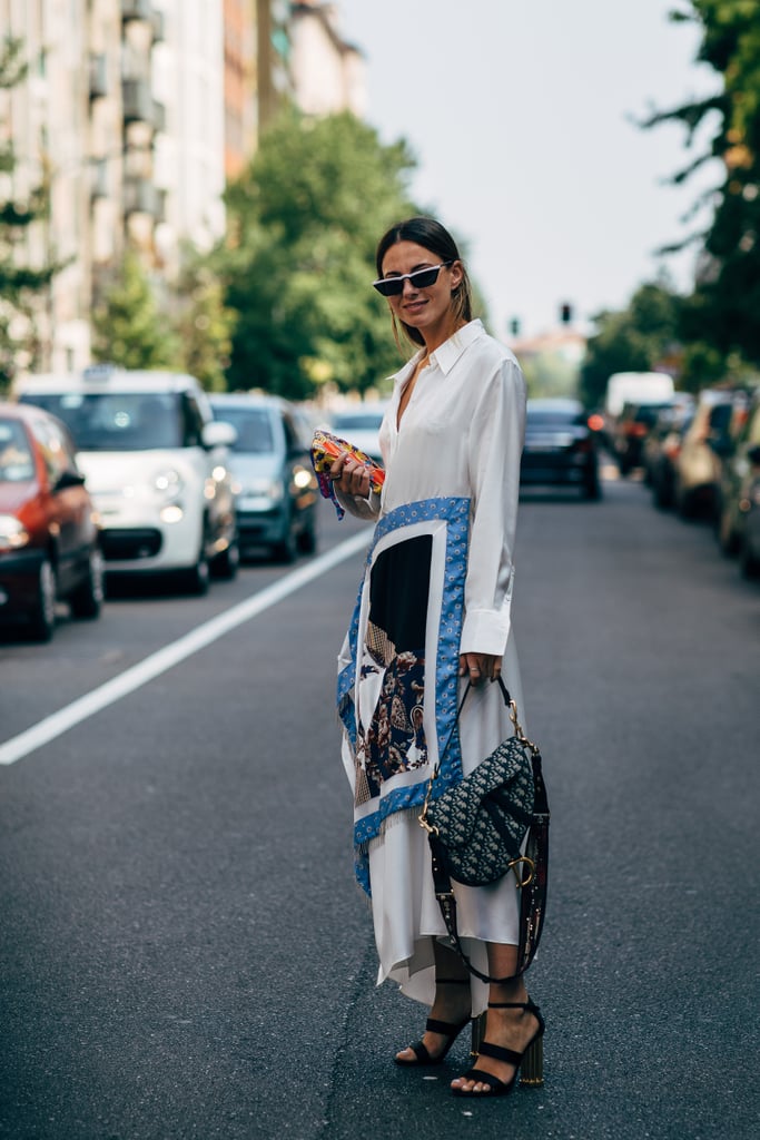 Zina Charkoplia with a Dior bag.
