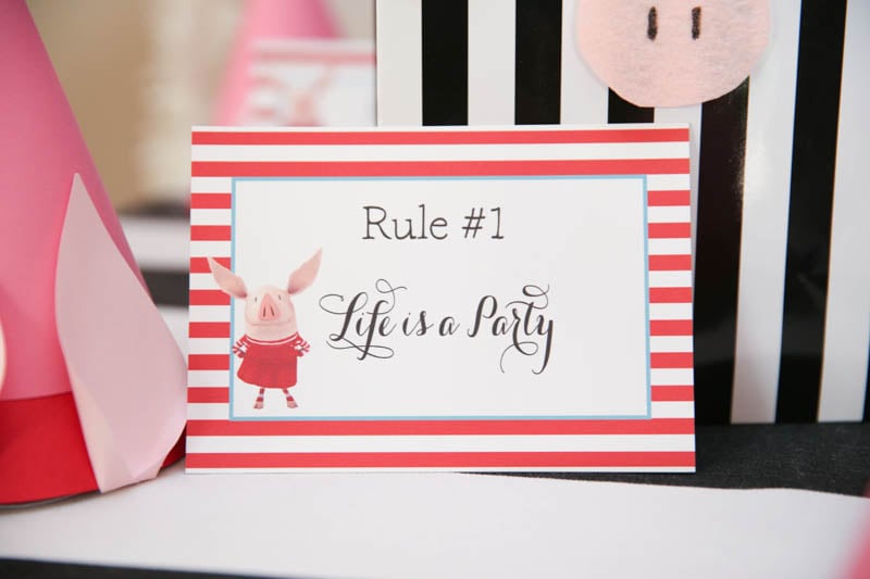 Olivia-Themed 1st Birthday Party Photos