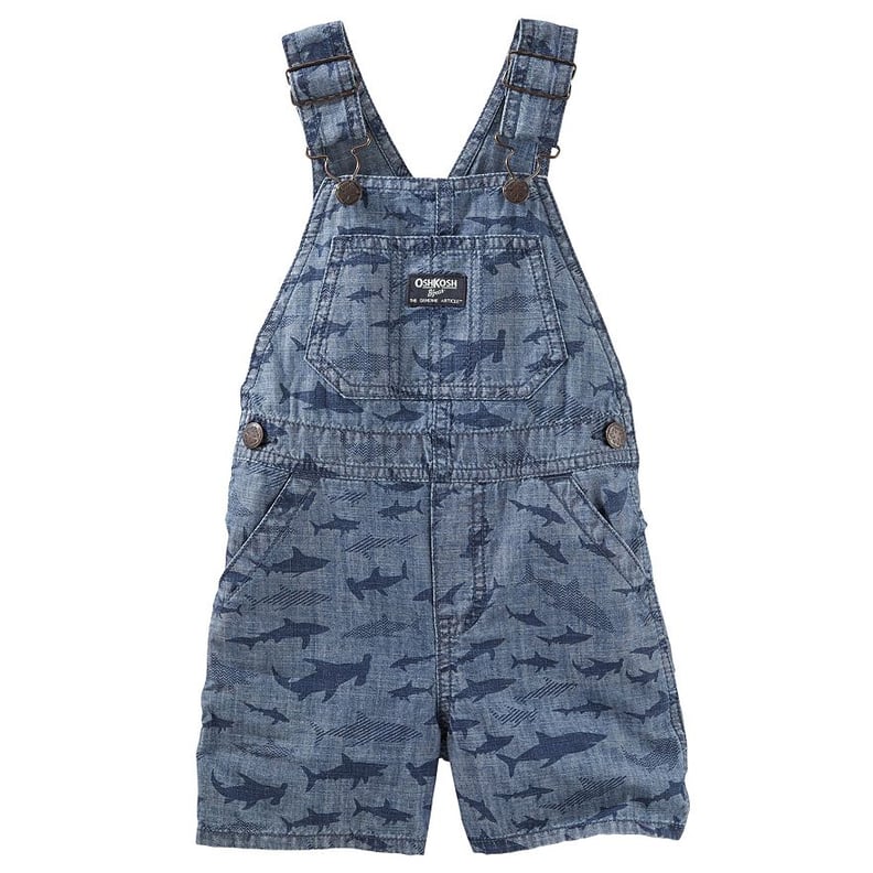 Sharks Chambray Shortalls