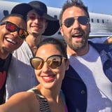 Gal Gadot Teases Upcoming Justice League Film With an Epic Selfie of the Cast