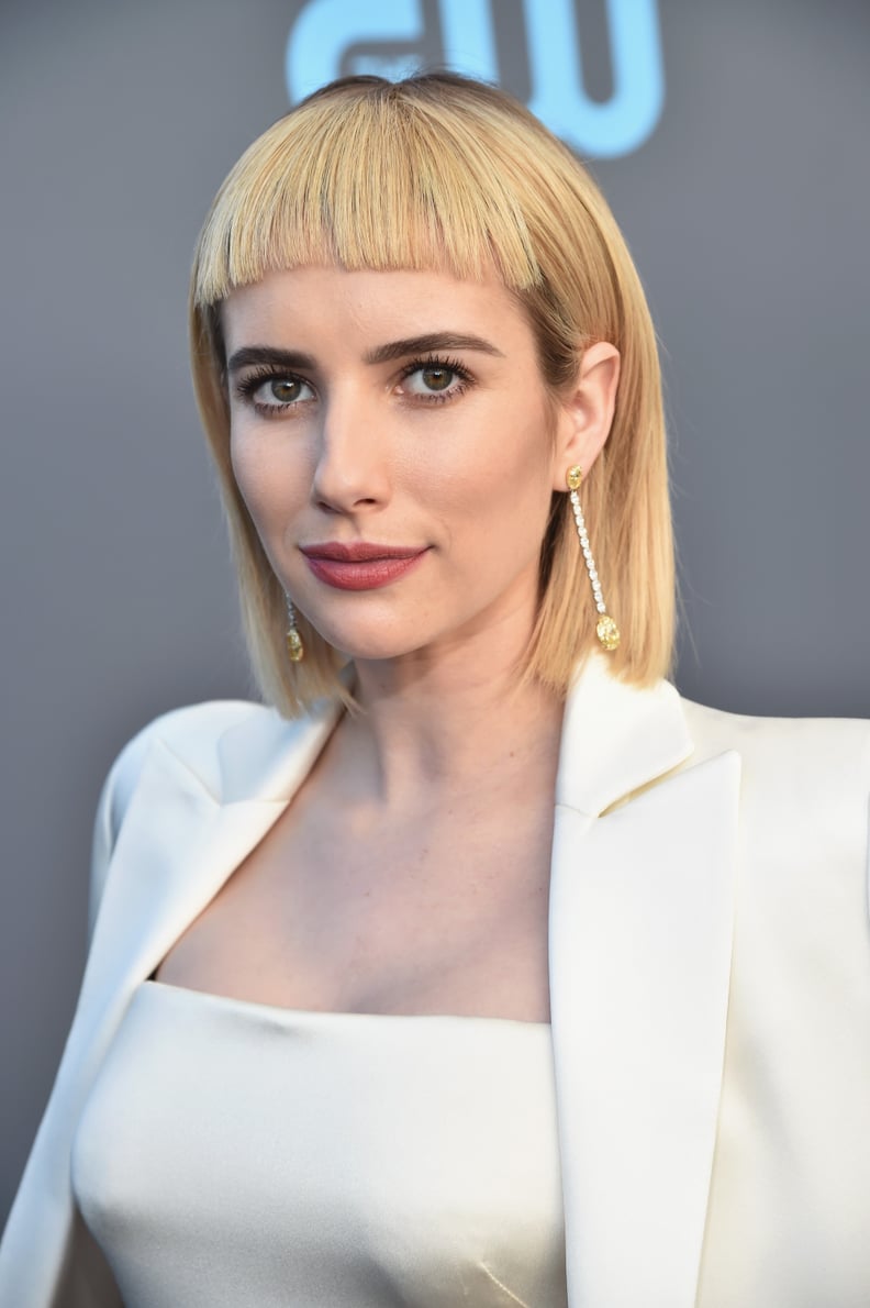 Emma Roberts Hair at the 2018 Critics' Choice Awards | PS Beauty, image size:792x1190
