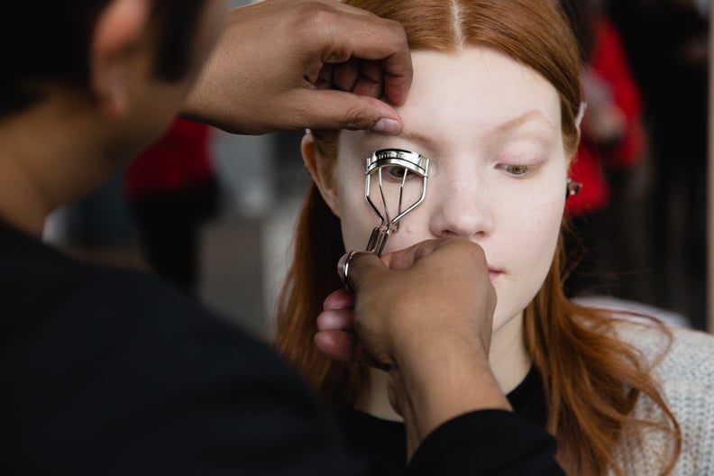 Using an Eyelash Curler