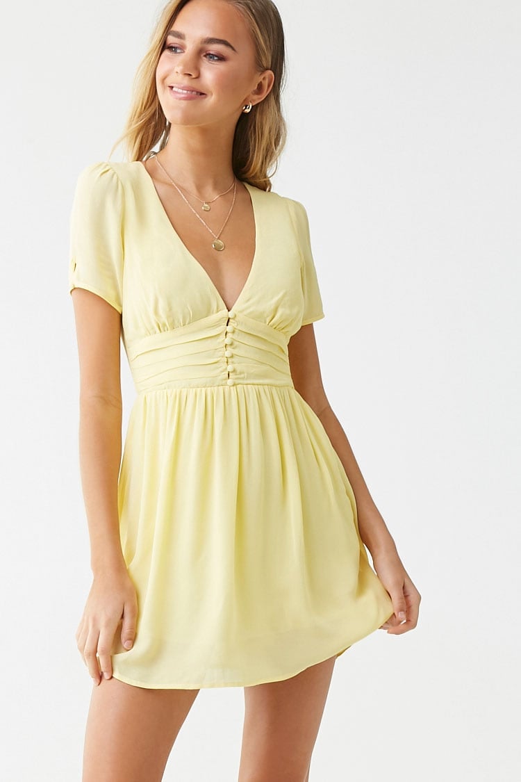 Forever 21 tie front dress on sale