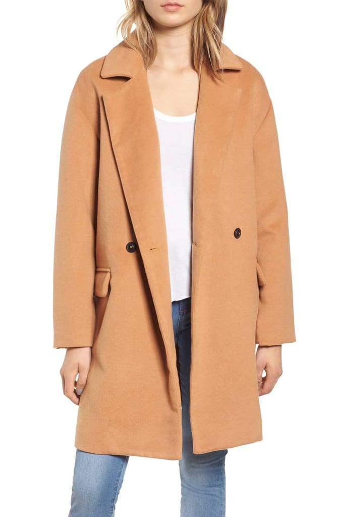 Leith Oversize Double Breasted Coat Best Cheap Coats 2019 POPSUGAR