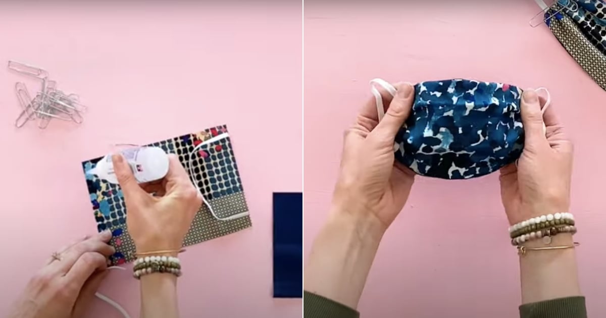 How to Make NoSew DIY Face Masks For Kids Video POPSUGAR Family