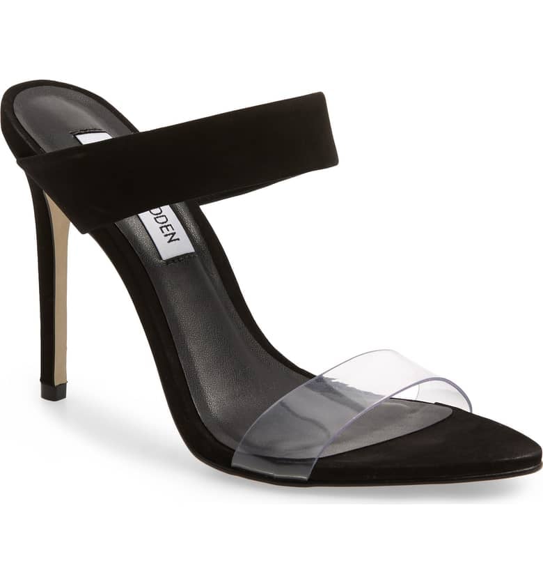Steve Madden Amaya Clear Slide Sandal