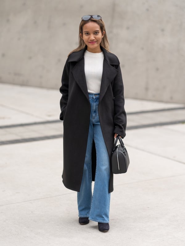 A Classic Coat: Uniqlo Wool Blend Long Coat