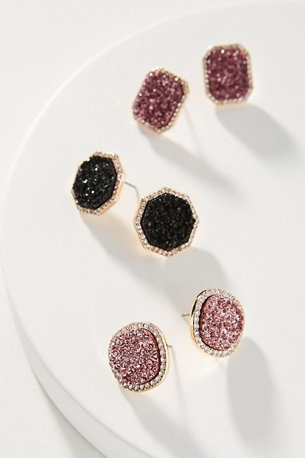 BaubleBar Druzy Post Earring Set Anthropologie Has the Best Gifts For
