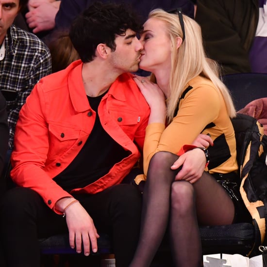 Joe Jonas and Sophie Turner at Basketball Game March 2019