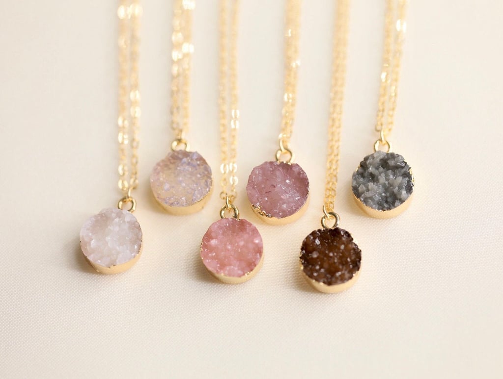 A Statement Necklace: Druzy Necklace