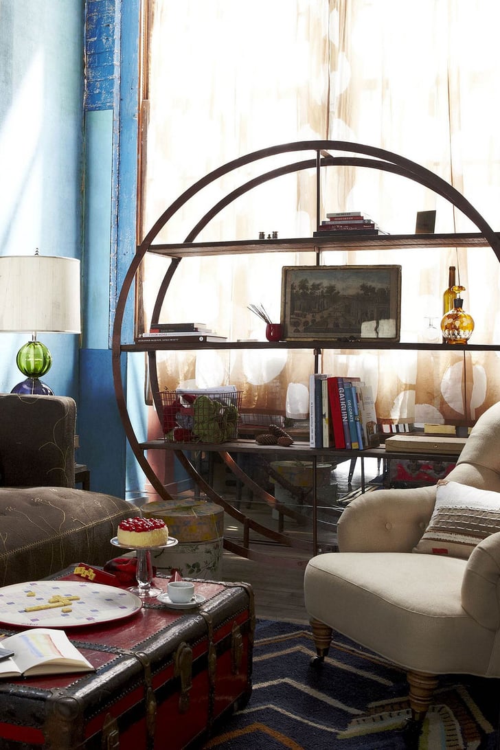 Unusual for a bookcase, the round design of the Kansai ...