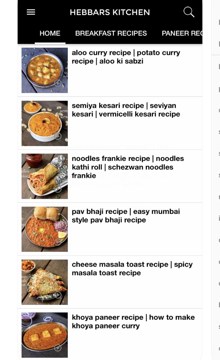 Hebbars Kitchen | Best Free Cooking Apps iOS | POPSUGAR ...