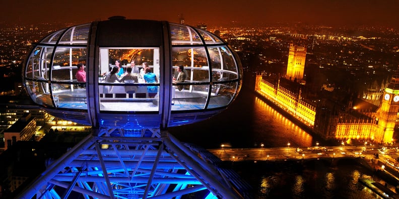 Dining at 135 on the London Eye (UK)