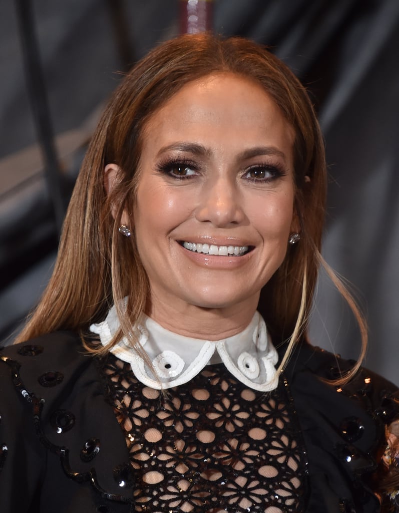 Jennifer Lopez's Black Minidress at Second Act Photo Call
