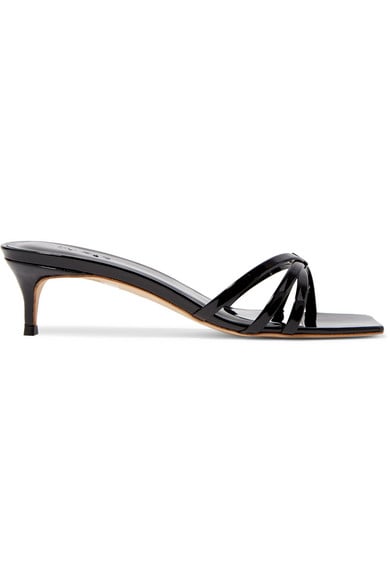 By Far Libra Patent-Leather Mules