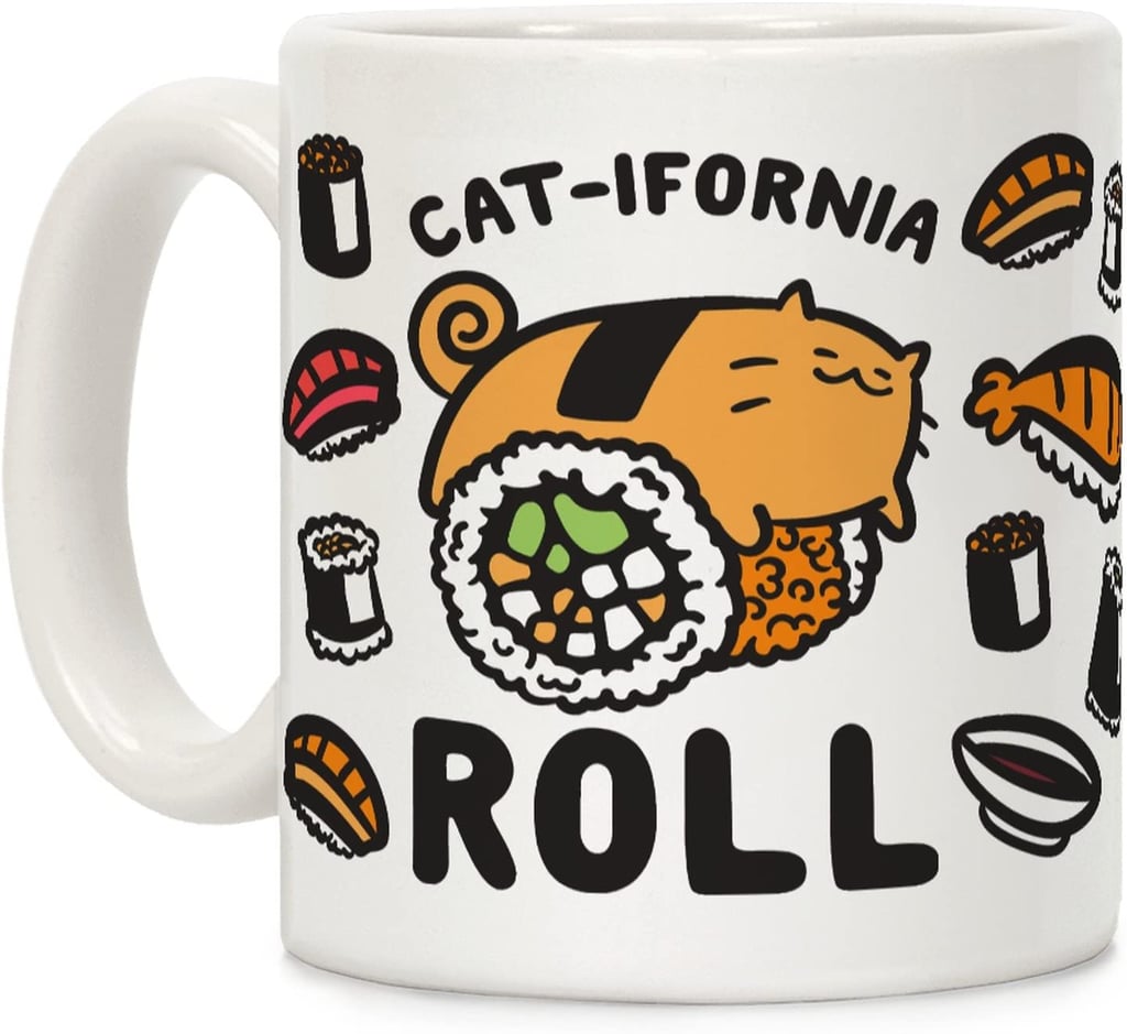 A Punny Mug: LookHuman California Cat Roll Mug