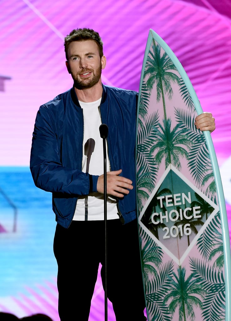 Chris Evans 2016 Teen Choice Awards | POPSUGAR Celebrity ...