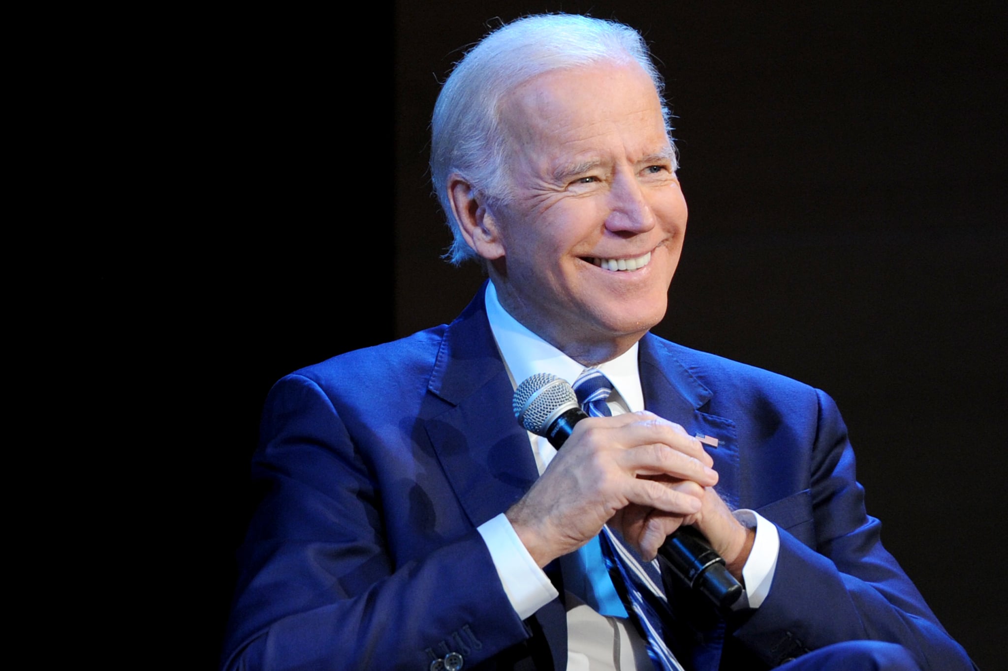 NEW YORK, NY - NOVEMBER 13:  Former Vice President of the United States Joe Biden speaks onstage during Glamour Celebrates 2017 Women Of The Year Live Summit at Brooklyn Museum on November 13, 2017 in New York City.  (Photo by Craig Barritt/Getty Images for Glamour)