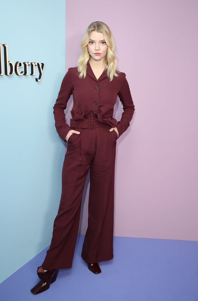 Anya Taylor-Joy at the Mulberry LFW Show in 2017