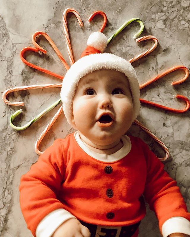 Baby Dressed as Elf on the Shelf 2018