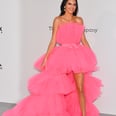 Kendall Jenner's Pretty Pink Dress Is Long in the Back, but the Front Couldn't Be Any Shorter