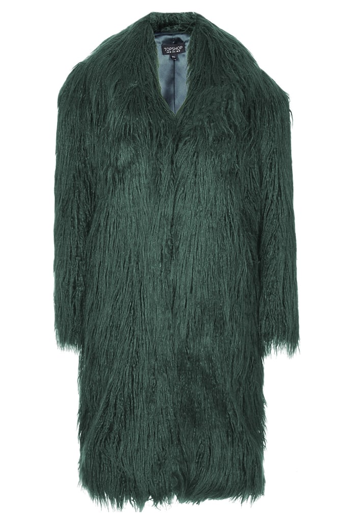 Topshop Shaggy Oversize Coat ($180)