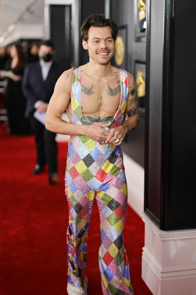 Harry Styles Attends the 2023 Grammys POPSUGAR Celebrity