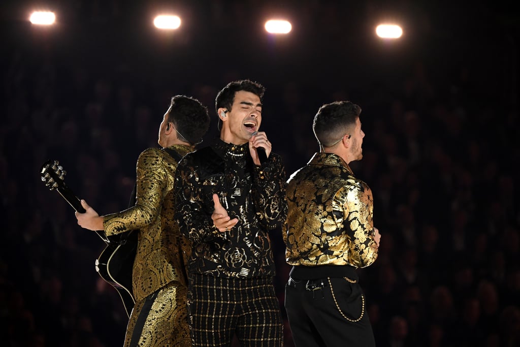 Kevin, Joe, and Nick Jonas at the 2020 Grammys